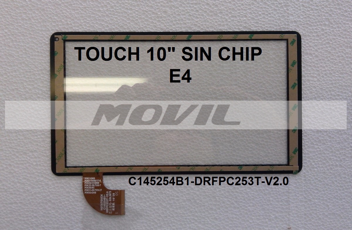 Touch tactil para tablet flex 10 inch  SIN CHIP E4 C145254B1-DRFPC253T-V2.0